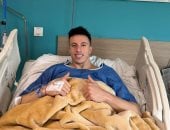 جراحة ناجحة للاعب طائرة الأهلي سيف عابد بعد الإصابة بقطع في الصليبي