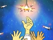 صراع الطاقة فى كاريكاتير اليوم السابع