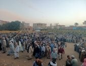 عزاء ضحايا حادث طريق كفر داود السادات فى المنوفية.. فيديو