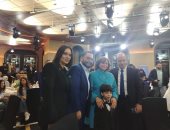 أبطال مسلسل اللون الأزرق يشاركون باحتفالية اليوم العالمى للتوحد