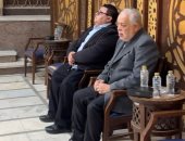 أشرف زكى وخالد جلال وسيد رجب في عزاء المخرج طارق سعيد (صور)