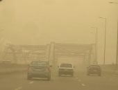 رمال مثارة تضرب القاهرة والجيزة وتدهور الرؤية الأفقية
