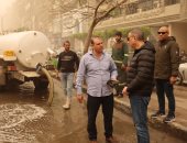 محافظ الجيزة يتفقد جهود شفط مياه الأمطار.. ويؤكد استمرار الجاهزية 