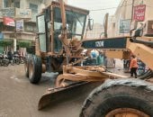 جهود مكثفة للوحدات المحلية بالمنيا فى التعامل مع تداعيات الأمطار 