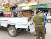 ضبط ومصادرة  187مخالفة مرافق واشغالات متنوعة  في حملة بحى شرق سوهاج