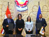 وزيرة الثقافة ومحافظ البحيرة تشهدان توقيع بروتوكول لتطوير مكتبة البلدية 