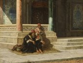 عرض لوحة "درويش أمام المسجد" للمستشرق تشليبوفسكي للبيع