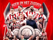 آيندهوفن يتوج بلقب الدوري الهولندي الـ27 والثالث على التوالي
