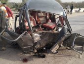 أسماء المصابين الـ 5 بحادث تصادم سيارتين ملاكي وسوزوكي في الخانكة