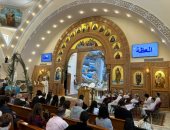 كنيسة السيدة العذراء بالقاهرة الجديدة تحتفل بأحد الشعانين وسط أجواء روحانية