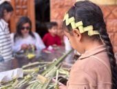 إكليل وخواتم وأسورة.. احتفال داخل كنائس بورسعيد بأحد السعف.. فيديو وصور