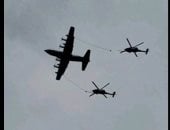 إيران تعلن إسقاط جديد لطائرة نقل عسكرية أمريكية ومروحيتين.. فيديو