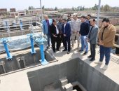 محافظ المنوفية يتفقد توسعات محطة معالجة صرف صحى شما باستثمارات 300 مليون جنيه