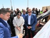  وزيرة الإسكان تتفقد مشروعات البحيرات الجنوبية "نيو مارينا" بالساحل الشمالي