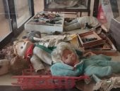 الدرس انتهى لموا الكراريس.. آثار بقايا قصف العدوان الإسرائيلى لمدرسة بحر البقر 