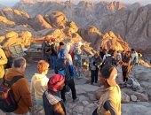 سانت كاترين تستقبل 510 سائحين لزيارة الدير وجبل موسى