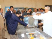 مدير تعليم سوهاج يتفقد مشروعات رأس المال بمدرسة سوهاج الميكانيكية