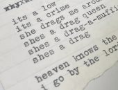 مسودة نادرة لبوب ديلان وصفحات بخط مايكل جاكسون فى مزاد بريطانى