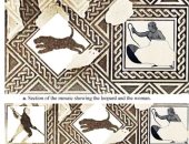 فسيفساء مفقودة تكشف عن أول صورة لمحاربة وحوش من العصر الرومانى