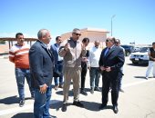 محافظ جنوب سيناء يتفقد الموقع المخصص لإقامة أرض الاصطفاف بجوار كمين الوادى