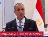 وزير الخارجية من بغداد: القاهرة تقف بكل ثقلها لدعم أمن واستقرار العراق والمنطقة