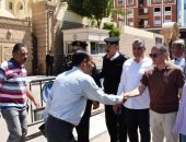 جولة ميدانية لمحافظ أسوان بمحيط الكنائس استعدادا لاحتفالات عيد القيامة