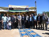 محافظ جنوب سيناء يشهد انطلاق موسم حصاد القمح بطور سيناء