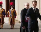 لقاء تاريخى.. ماكرون يصل روما للقاء البابا لاون 14 فى الفاتيكان