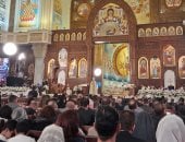 البابا تواضروس يشكر الرئيس السيسى بقداس عيد القيامة بالكاتدرائية المرقسية