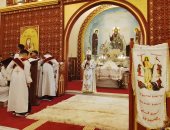 احتفالات الإخوة الأقباط فى قداس عيد القيامة المجيد بطور سيناء.. فيديو
