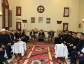 محافظ الجيزة يزور مقر مطرانية شمال الجيزة لتقديم التهنئة بعيد القيامة المجيد