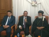 محافظ سوهاج ومدير الأمن يهنئان الأقباط فى كنيسة طهطا بعيد القيامة المجيد.. مباشر