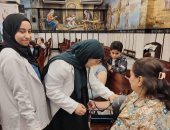 تفاصيل أعمال التأمين الطبي لعيد القيامة بكنيسة السيدة العذراء والقديس أبانوب بدهب