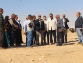 محافظ السويس يتابع أعمال تطوير المدفن الصحي ومصنع تدوير القمامة بالسويس