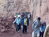 توافد 415 سائحا لزيارة دير سانت كاترين وجبل موسى