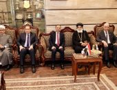محافظ المنوفية يقدم التهنئة للأنبا بنيامين والأخوة الأقباط بمناسبة عيد القيامة