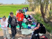 بين الخضرة والطبيعة.. الأسر تقضي شم النسيم داخل أراض زراعية بالدقهلية.. فيديو