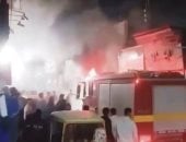 السيطرة على حريق بمعرض أجهزة كهربائية بقليوب دون خسائر بشرية.. صور