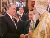 نقيب المحامين يشارك في احتفالية ليلة عيد القيامة المجيد بالكاتدرائية المرقسية