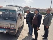 الوحدة المحلية برأس البر تتابع انتظام سير العمل والتأكد من انسيابية الحركة المرورية