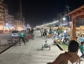 أجواء مبهجة لاحتفالات المواطنين بشم النسيم على الممشى السياحى بالدقهلية.. فيديو