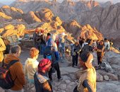 توافد 538 سائحا لزيارة دير سانت كاترين وجبل موسى