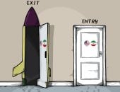 فشل المفاوضات بين أمريكا وإيران وشبح الحرب يعود.. كاريكاتير اليوم السابع