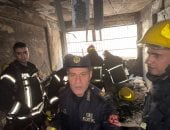 المعاينة: حريق الزاوية الحمراء التهم ورشة أحذية وجلود.. صور