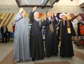 احتفالية فنية فى المترو.. ​مزمار وفلكلور صعيدي يبهج ركاب محطة جامعة القاهرة