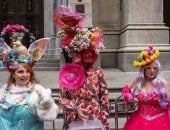 أزياء مبهرة وقبعات ملونة.. فعاليات موكب عيد الفصح فى شوارع نيويورك