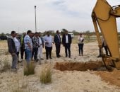 رئيس مياة القناة يتابع ميدانيًا مشروع استثمار 330 فدان بسرابيوم 