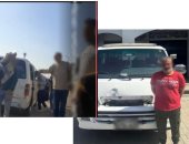 «سنجة» فى وجه الركاب.. سقوط سائق ميكروباص «بلطجى» هدد المواطنين بسلاح أبيض