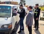 إجراء تحاليل مخدرات لـ29 سائقا فى حملة مرورية بكفر الشيخ