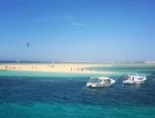 شاهد.. جمال الطبيعة والهدوء على جزيرة توبيا البيضاء بسفاجا.. صور  